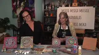 Mixed Media Mosaic Mandalas with Laurie Mika