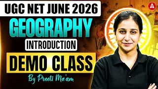 UGC NET Geography | UGC NET Geography Demo Class 2026 | UGC NET Geography Study Plan 2026
