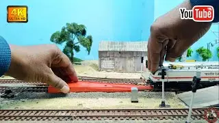 Indian Railways Miniature Model Train | HO Scale Indian Model Train | WAP-7 Model | train videos