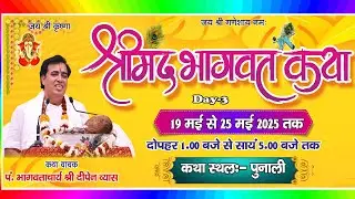 live.day 3- श्रीमद् भागवत कथा  / / श्री नित्यानन्द जी महाराज //punali(Dungarpur)