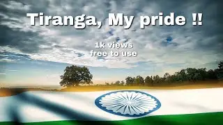 Indian flag waving video free download