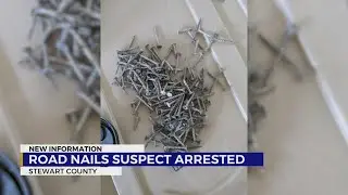 Man accused of dumping sharp objects on road arrested