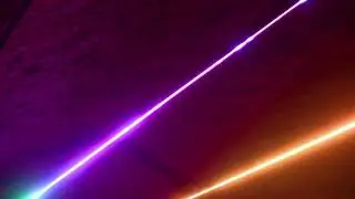 'Flow' by Jessica Lloyd Jones and Architainment Ltd. An illuminated railway underpass in Barry.