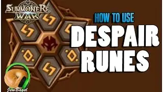 SUMMONERS WAR : How To Use Despair Runes