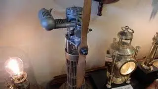 Art Model Remote Control Engine Heat Exchanger Display