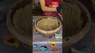 Making a Solid Concrete Pot with Mortar Mix