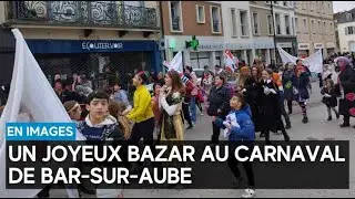 À Bar-sur-Aube, le carnaval s’est transformé en un joyeux bazar !