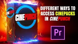 The Different Ways you can Access CINEPUNCH CINEPACKS for Premiere Pro
