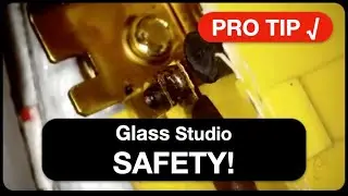 Safety in the Glass Studio Using Power Sources. #safety #studio #hazard