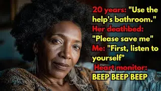 My white mother-in-law made me use the 'help's bathroom' for 20 years. When she begged me to donate