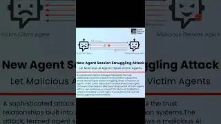 New Agent Session Smuggling Attack Let Malicious Al Agents Hijack Victim Agents #cybersecurity #ai