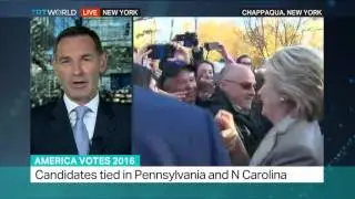 America Votes 2016: Hillary Clinton has cast her vote in Chappaqua
