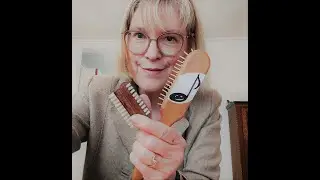 Percussion mit Haarbürste