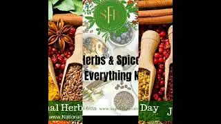 10th june&asymp; National Herbs and Spices day 🍀💃🌴😇🌵🌲