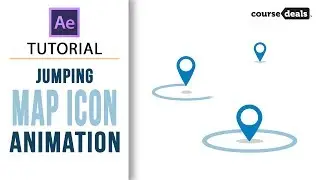 How to make Location Map Icon Aimation | After Effect Tutorials | Course Deals