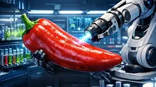 Inside a Modern Lab: Watch the Full Lab Chili Process 🌶🤖। Harvest Factory
