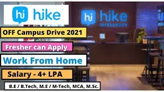 Hike Off-Campus Hiring 2021| Hike Exam Pattern & Selection Process | Hike hiring 2021