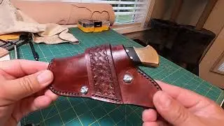 Zephyr Leather- Buck 110 Quick Draw Knife Sheath