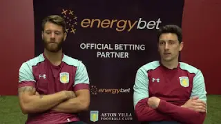 Aston Villa players in an exclusive interview for EnergyBet. Part 1