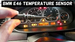 HOW TO REPLACE AMBIENT AIR TEMPERATURE SENSOR on BMW E46