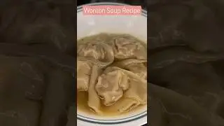 Wonton Soup Recipe #wontonsoup #wontonrecipe #wontons