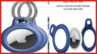 Great product -  Belkin AirTag Case with Key Ring, Secure Holder Protective Cover for Air Tag with S