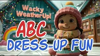 Dress-Up Fun with JeJeeLand! 🤪 Wacky Weather Day &mdash; ABC Song 🌧️☀️🌈