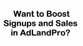AdLandPro: How To Promote Your Site