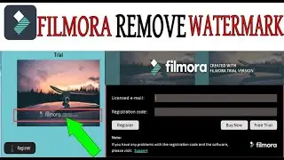 how to remove watermark from filmora/ registration of wondershare filmora/#crazy spark!