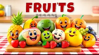 Common Fruits Name | Learn Fruits Name in English | Fruit Names for Kids | Fun Kids Factory