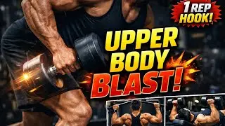 &ldquo;Upper Body Blast 💪 | Full Back, Chest & Arms Workout (1 Rep Hook!)&rdquo; Day 26 Transformation 
