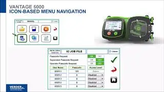 Verderflex Vantage 5000 Interactive Touchscreen HMI Controls