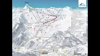 Kitzsteinhorn Piste 1 Blue Alpincenterpiste (ski video)