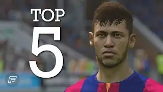 Neymar Jr. - Top 5 Goals for Barcelona 2014/15 (FIFA 15 Remake)