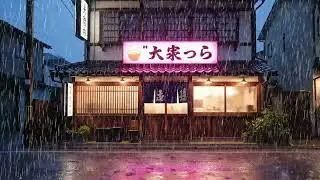 Serene Rainy Alley in Japan ☔🌸 | Peaceful Lofi Vibes for Relax & Concentration