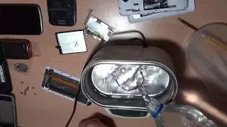 Micromax Q380 после падения в тазик с H2O. Купание в УЗВ