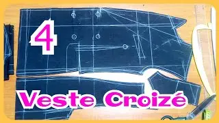 تفصيل جاكيط   كروازي للرجال  الجزء الرابع Coup Veste Tailleur Croisé Pour homme