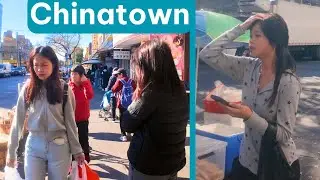 A Day in Chinatown NY: The Best of Asian Culture! 聪明的中国和韩国女孩