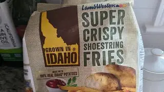 Lamb Weston Super Crispy Shoestring Fries Review #fries #frenchfries