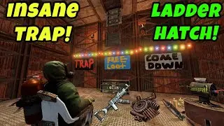 INSANE Ladder Hatch TRAP That Leaves Me So RICH! | Rust Trap Base