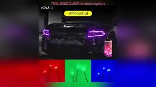 A must-have product! RGBW Multicolor LED Headlight Circuit Board Ambient DRL Lighting For 2015-up