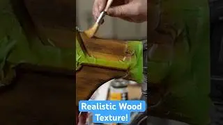 Painting on Real Wood texture! #cosplay