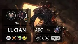 Lucian ADC vs Tristana - KR Challenger Patch 9.9