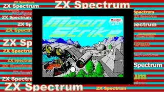 Ретро игры Moon Strike стрелялка / прохождение на ZX Spectrum