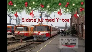 Sidste jul med Y-Tog pyntet med Julehjerter ❤️🎄