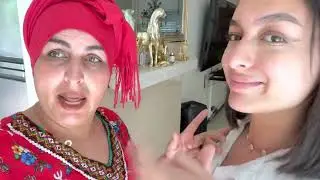 اليوم نضت معولة على المناج مع منيرة☺️🌸 شفو الدكوري كي جاني في الكوزينة🫣😱