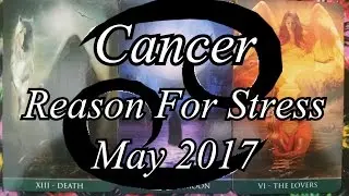 Tarot Reading - Reason For Stress - Cancer - May 2017