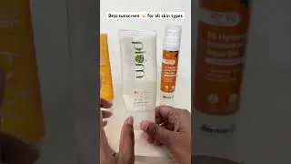 Best sunscreen 🌞 for all skin types 👍🏼✨.  #shortvideo #trendingshorts #viral #suncreen #skincare