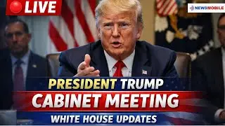LIVE: President Donald Trump Participates in Cabinet Meeting | White House Updates