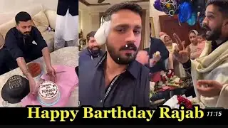 Rajab's birthday too🎂Haider's entry surprised all friends🫀